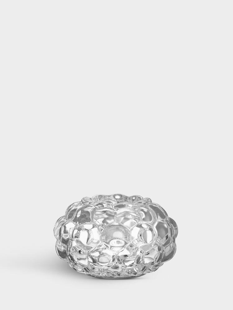 ORREFORS Raspberry votive 92mm